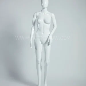หุ่นพลาสติกเต็มตัวหญิง มีหัวหน้าอวกาศ สีขาว FA-3W