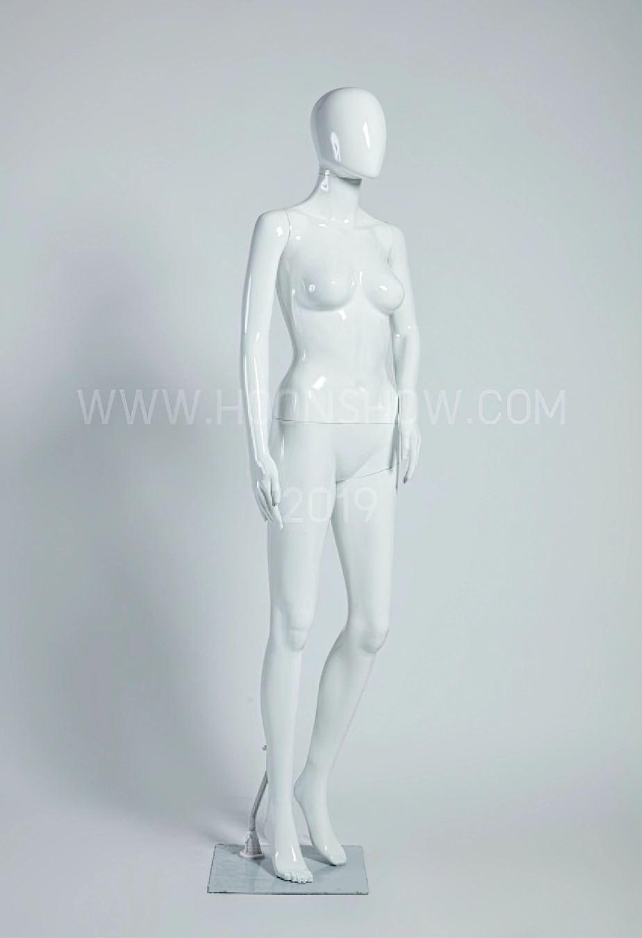 หุ่นพลาสติกเต็มตัวหญิง มีหัวหน้าอวกาศ สีขาว FA-3W - Image 2