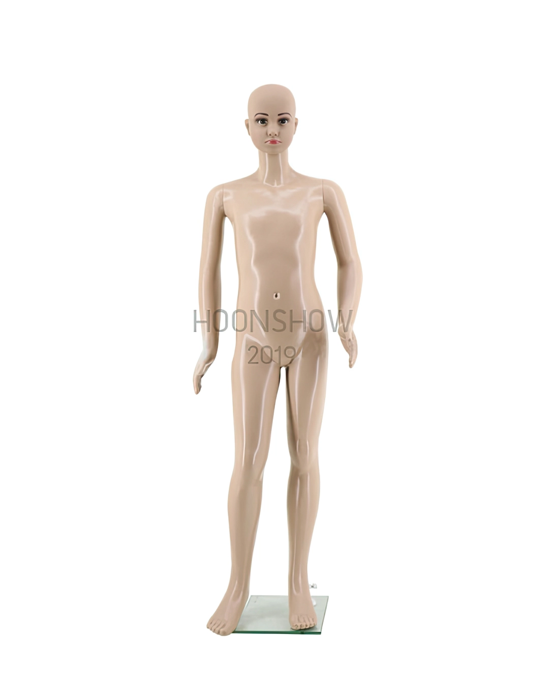 หุ่นพลาสติกเด็ก เต็มตัวแต่งหน้า ยืนตรง สูง 140 cm.